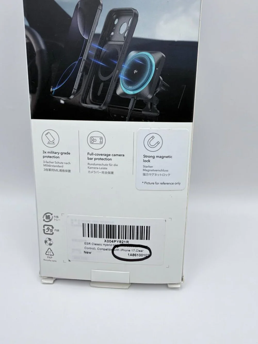 ESR Clear MagSafe Case for iPhone 17